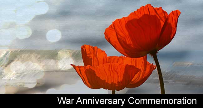 war commemoration slide