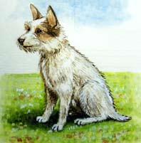 terrier painting