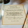 wedding menu